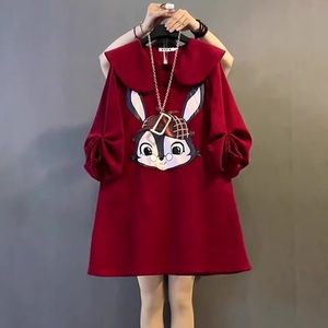 Ladies dress red color size XL brand new